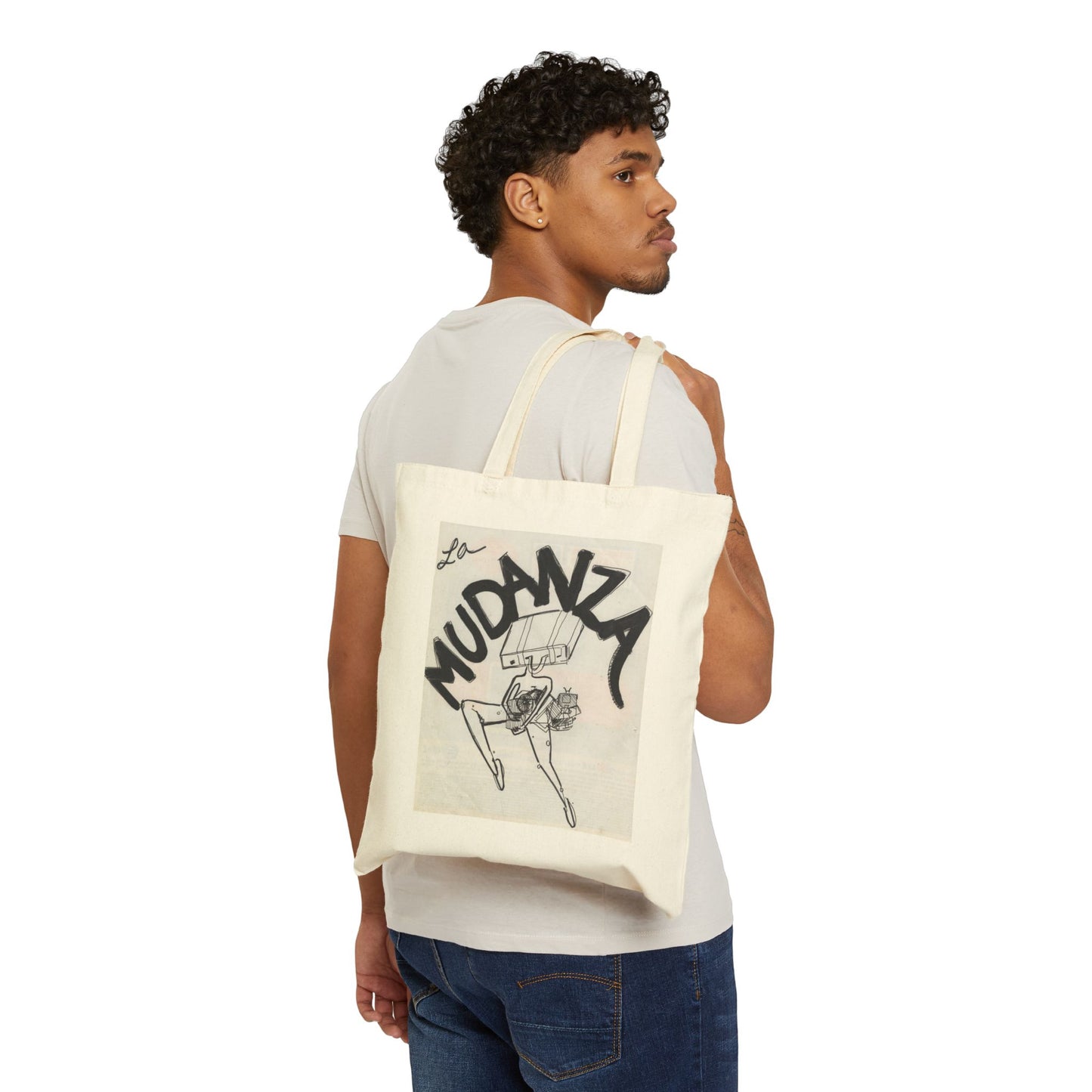 La Mudanza Cotton Canvas Tote Bag