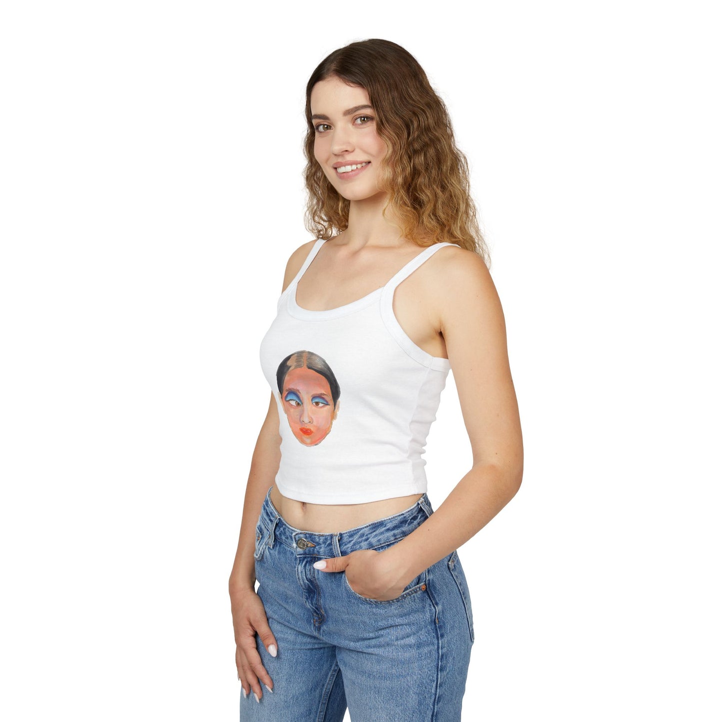 Muse Tank | Spaghetti Strap Crop Top