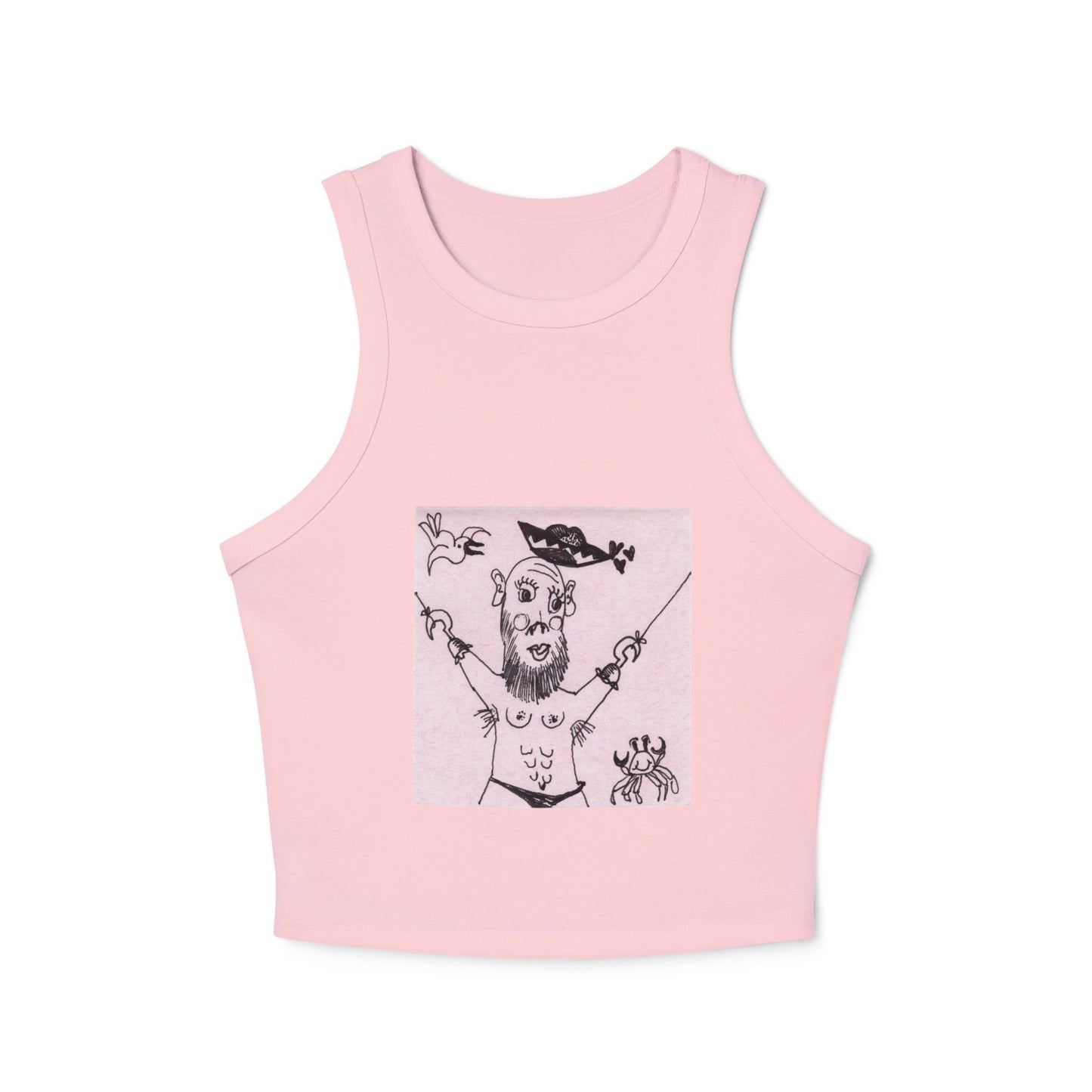 Women's Micro Rib Racer Tank Top