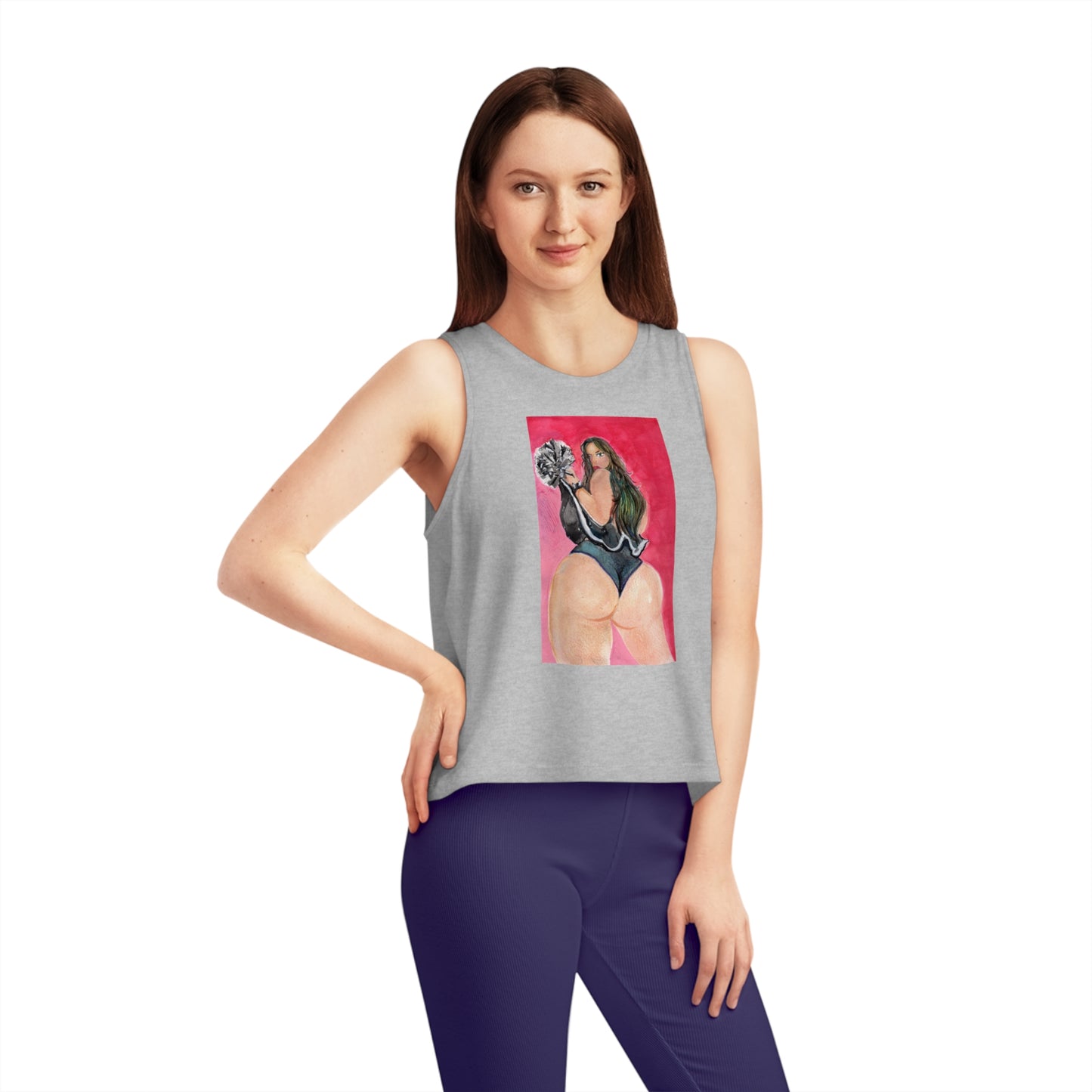 Hazmelfavor - Women's Dancer Cropped Tank Top